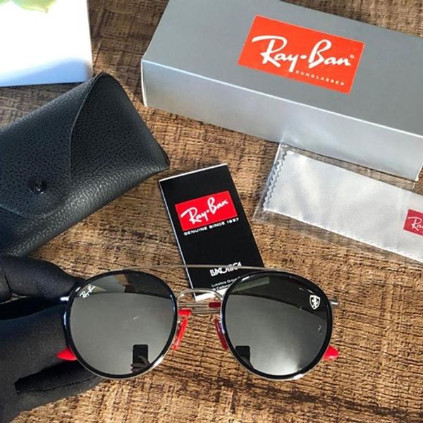 culos de sol ray ban scuderia ferrari 3647m prata