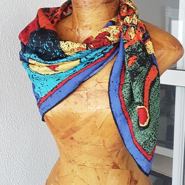 lenço seda