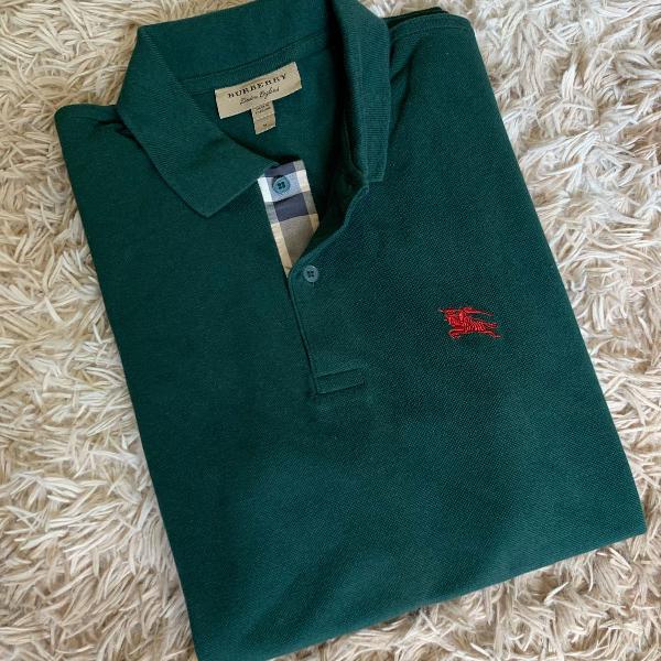 linda camisa gola polo burberry london england