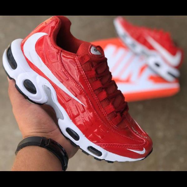 tênis Nike Air Max 96 vermelho pronta entrega envio