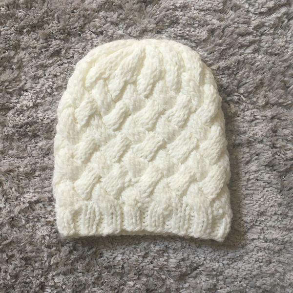 touca tricot off white