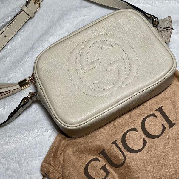Bolsa Gucci Soho Branca