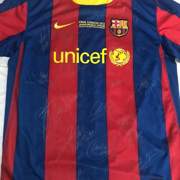 Camiseta Barcelona Autografada