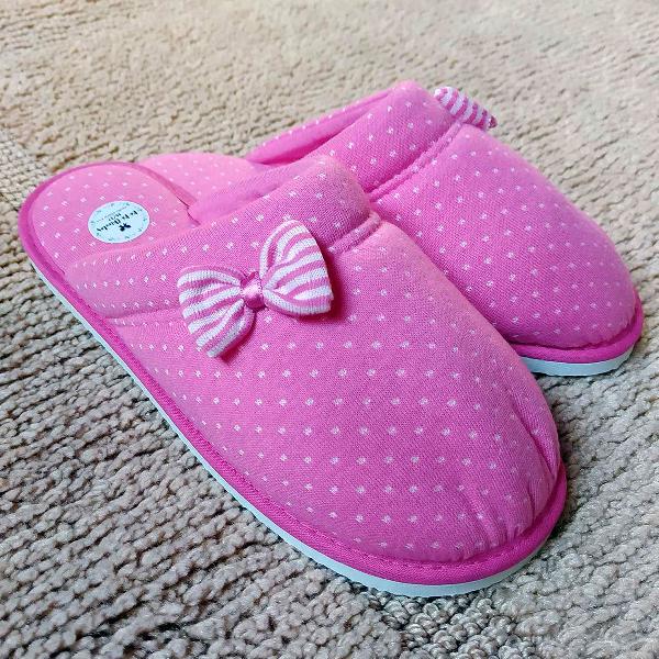 Chinelo de Quarto Pantufa Rô Rô Warm Fox Persian-Pink