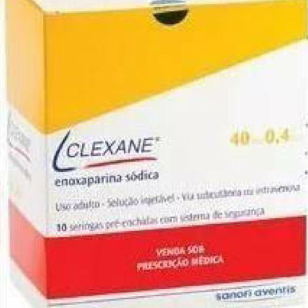 Clexane 40 mg - enoxaparina sódica - 20 ampolas