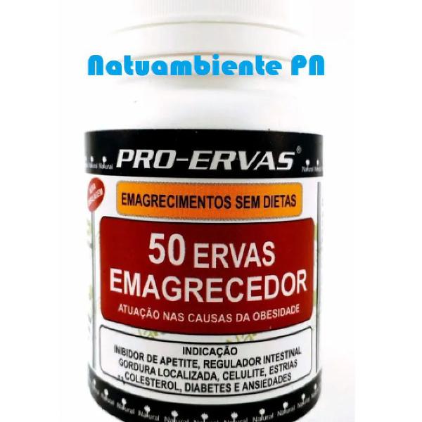 Emagrecedor 50 ervas 60 cápsulas