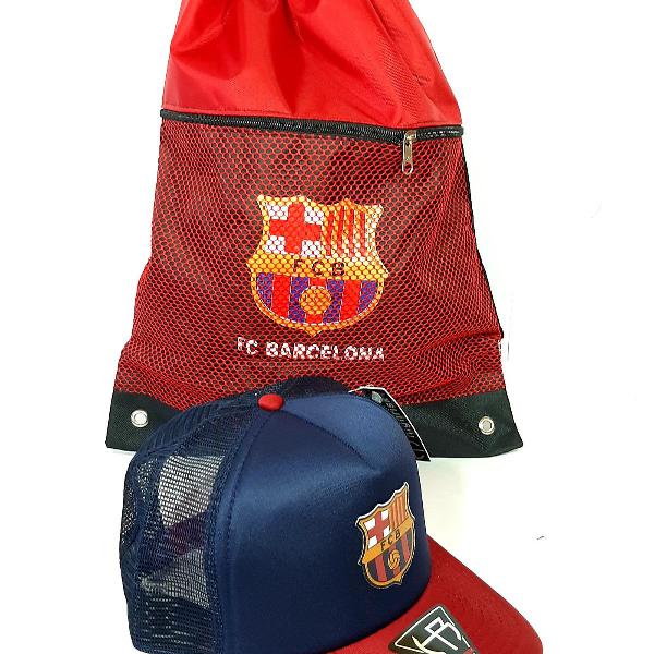 Kit Boné Barcelona e Mochila Academia Top !