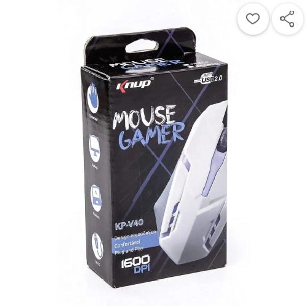Mouse Gamer usb 2.0 1600 Dpi Led Jogos 03 botões