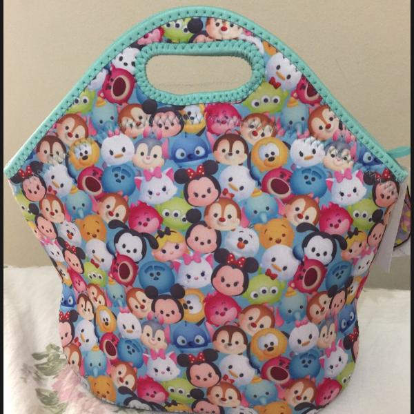 bolsa térmica para marmita disney puxar tsumtsum