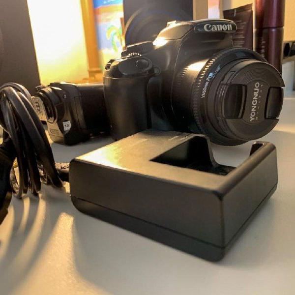 câmera fotográfica profissional com lente 50mm f1.8