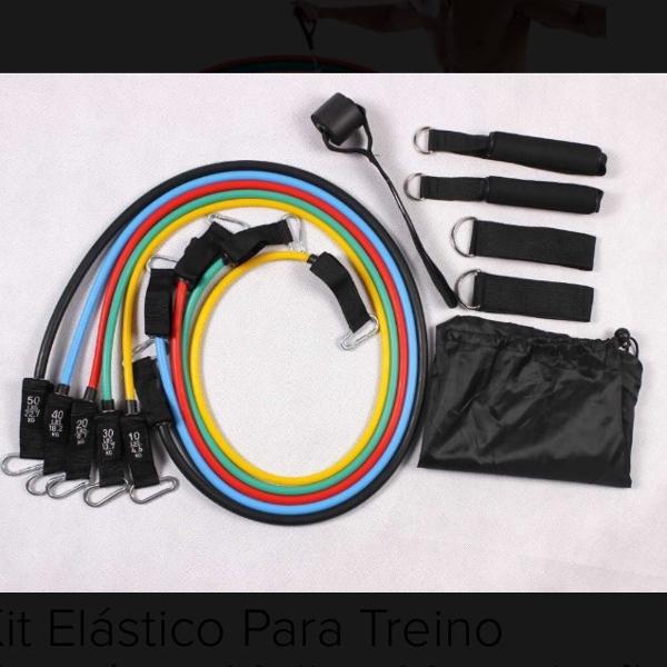 elástico para treino