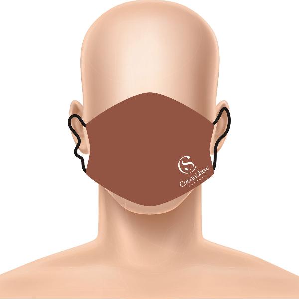 máscaras personalizadas com logo empresa uniforme