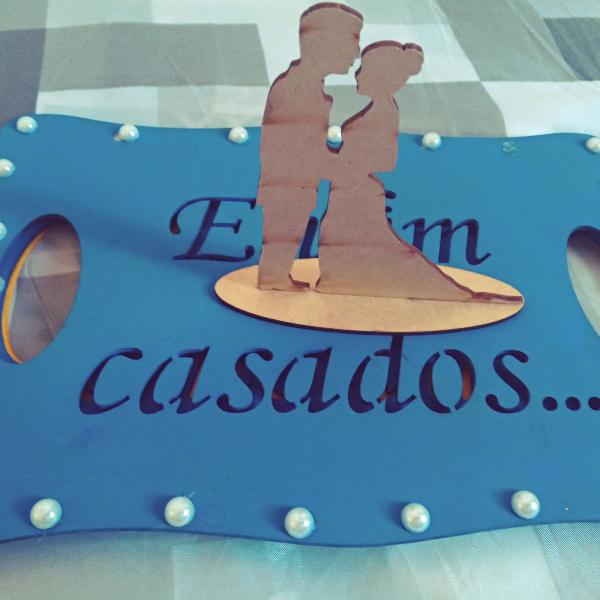 placas de casamento