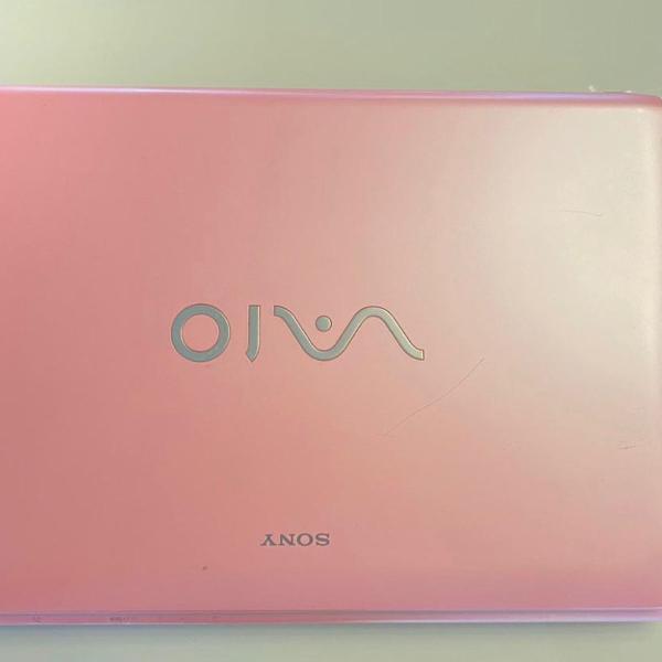 sony rosa vaio notebook