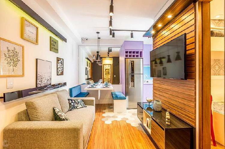 Apartamento para venda possui 37 metros quadrados com 2