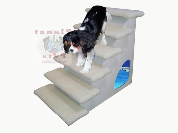 Cama Pets Cachorro Toca Escada, Altura 60 cm, Degrau