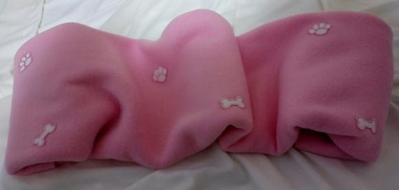 Manta em Soft para Cachorro - Rosa Bebê - 80cm x 80cm