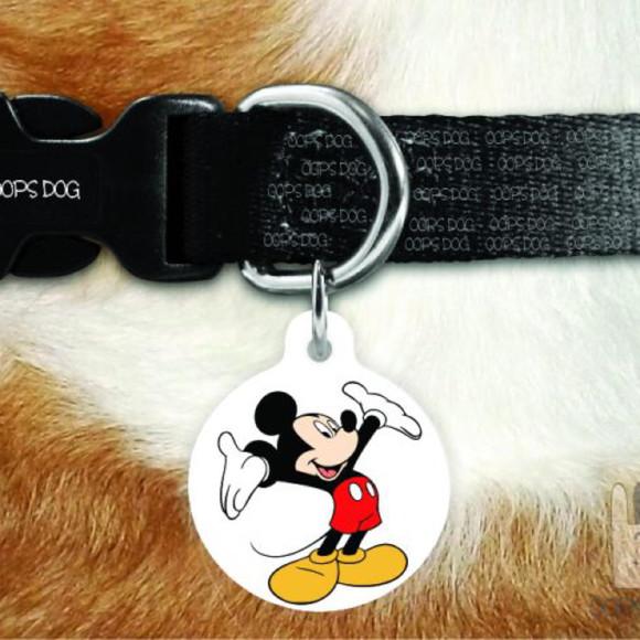 plaquinha de identificação pet- Mickey