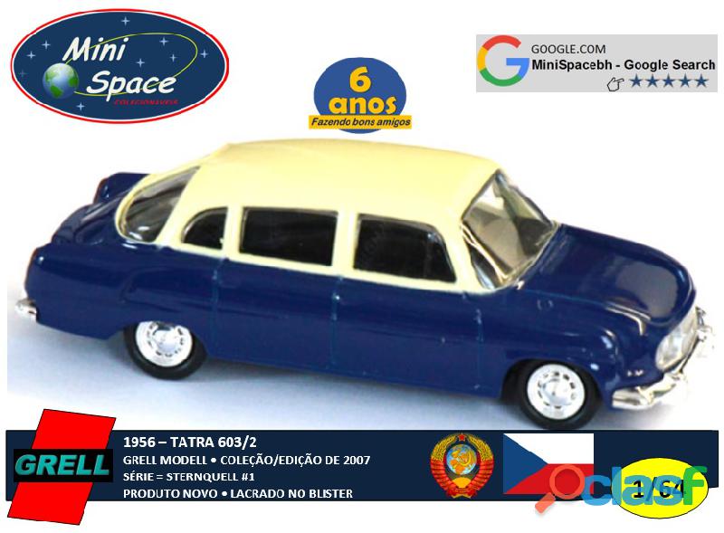 Grell Modell 1956 Tatra 603/2 cor Azul 1/64