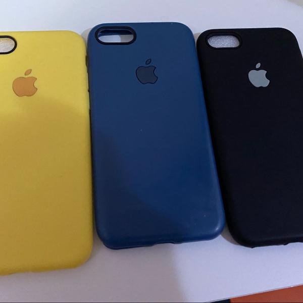 3 capas de borracha para iphone 7 e 8