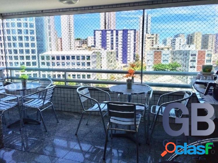 Apt em Boa Viagem 131m² 3s dce 2v nascente granito