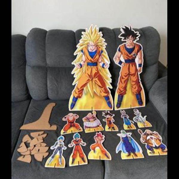 Bonecos Dragon Ball Z em MDF