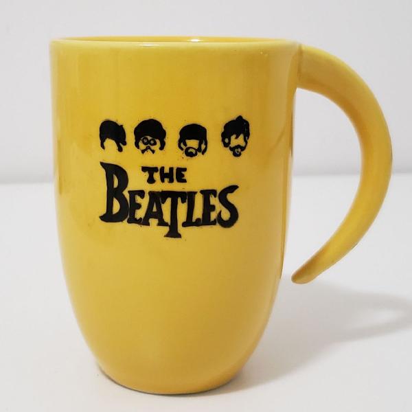 Caneca Yellow Submarine The Beatles pintada a mão