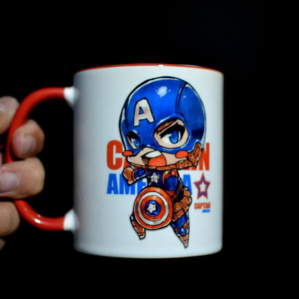 Caneca personalizada Capitão America