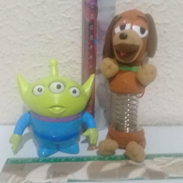 Disney - toy story - 1 boneco do aliens e 1 do slinky