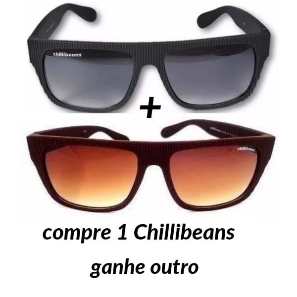 Kit 2 Óculos De Sol Chillibeans Preto Marrom Promoção