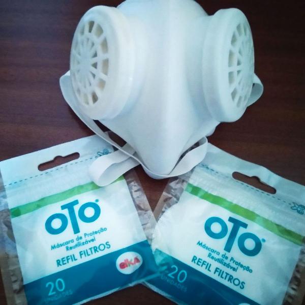 OTO - Máscara de Proteção Reutilizável + 40 filtros