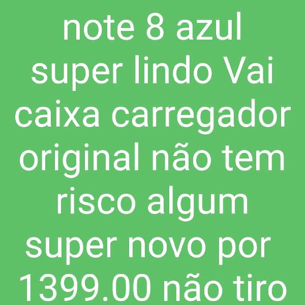 Redmi note 8 super novo só 2 mês de uso motivo da venda