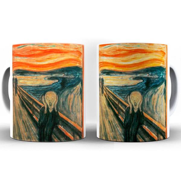 caneca munch o grito - modelo #1