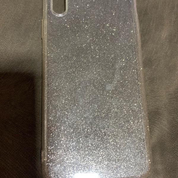 capa iphone transparente usada com glitter iphone xs max