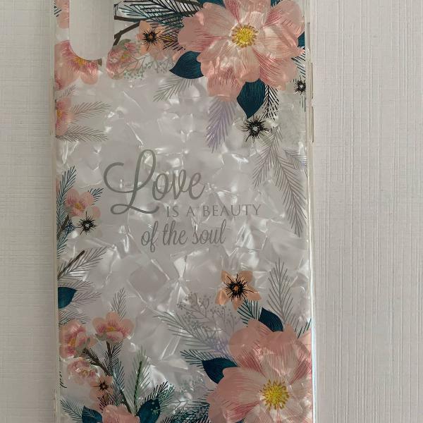 capinha flores iphone xr