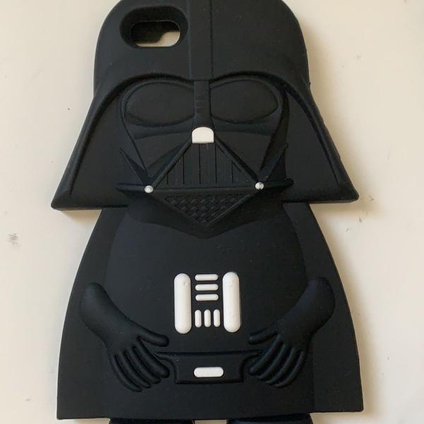 capinha iphone 6/6s silicone darth vader star wars