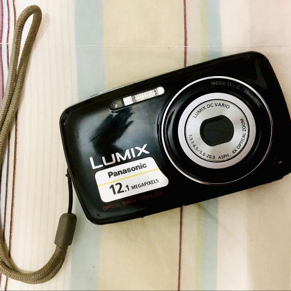 câmera digital panasonic lumix, 12.1 megapixels com memory