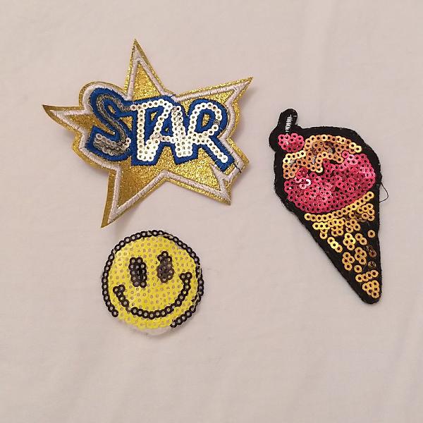 conjunto de patches de strass