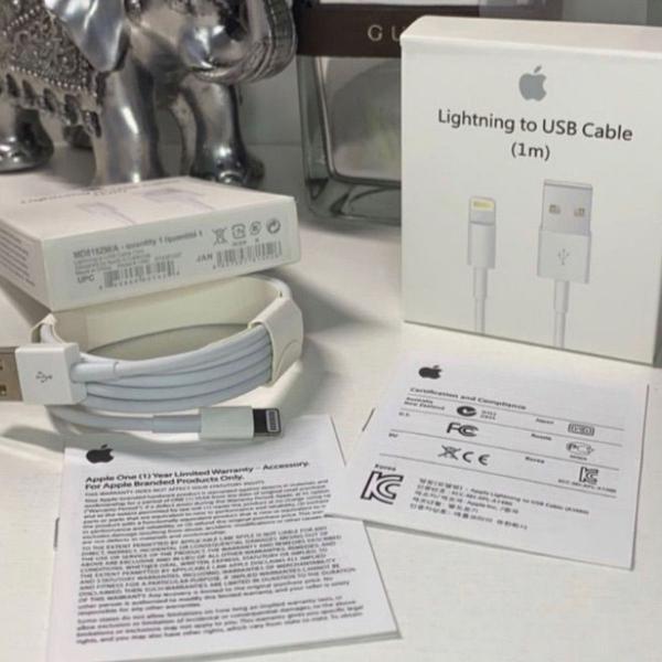 kit 2 cabos carregadores iphone originais apple