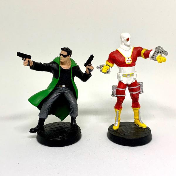 miniaturas dc deadshot e hitman