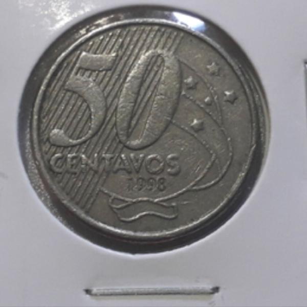 moeda de 50 centavos brasil duplo