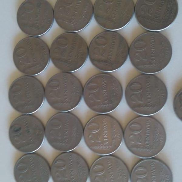 moedas 20 centavos brasil 1967