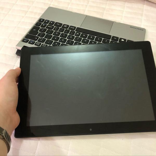 notebook/tablet positivo 2 em 1, zx3040 - windows 10