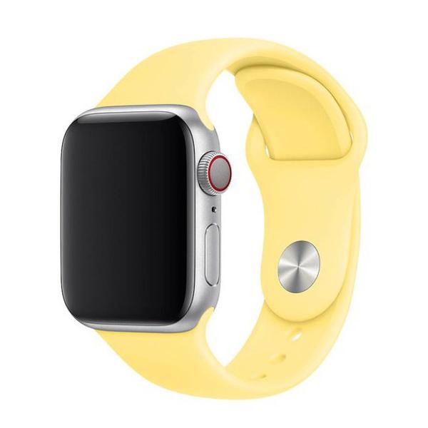pulseira amarela sport para apple watch