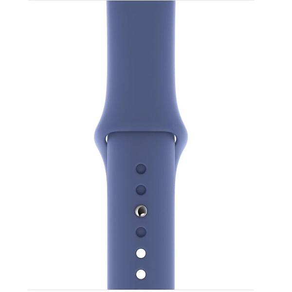 pulseira apple watch azul linho