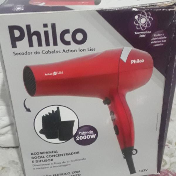 secador de cabelos Philco Action ion liss