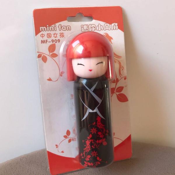 ventilador portátil boneca japonesa