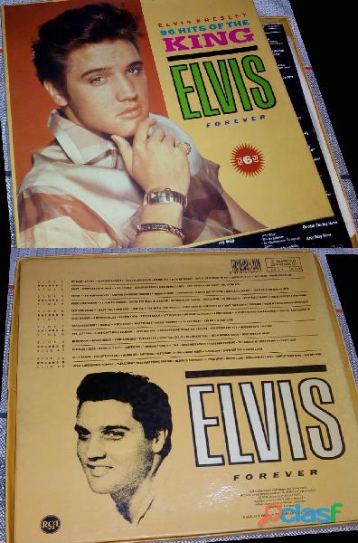 6 LP Elvis Presley, Caixa Importada e Rara Inglat.