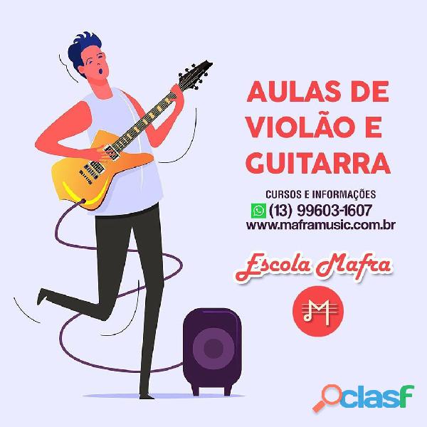 Aulas de guitarra do zero Escola Mafra