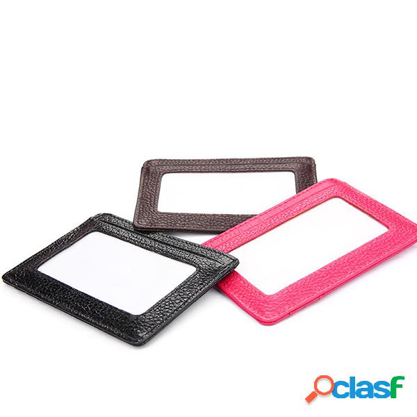 RFID Antimagnetic Mulher Bolsa Carteira 4 Titulares de
